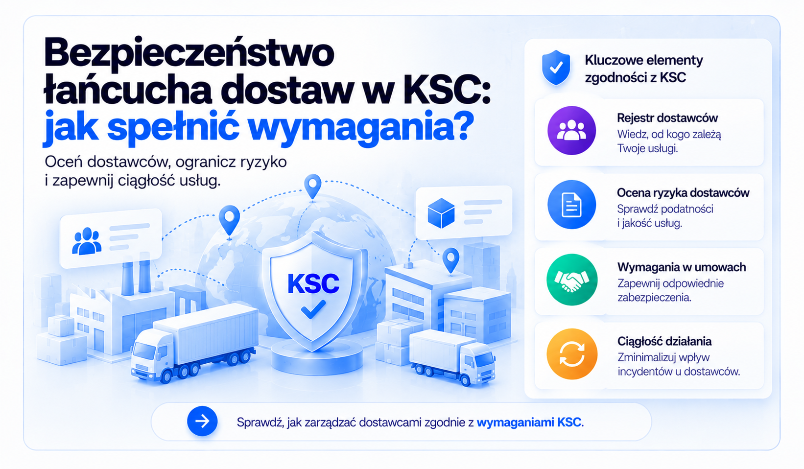 Cyberbezpieczeństwo dostawców w KSC: wymagania art. 8 i ich realizacja w platformie